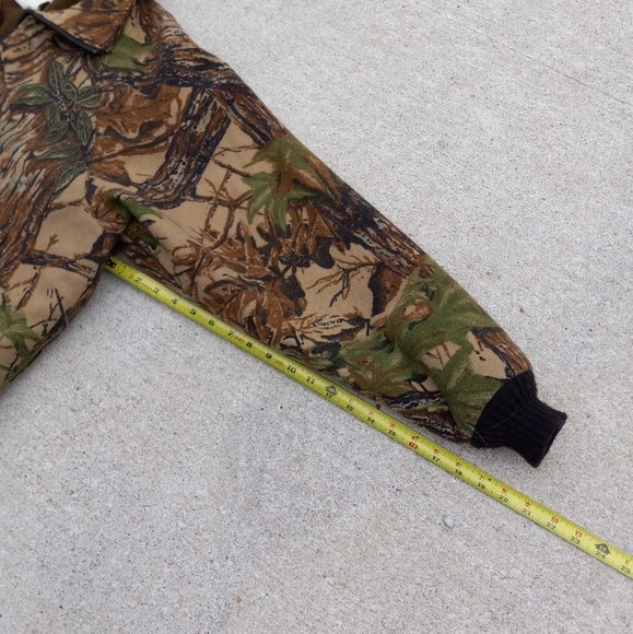 VTG REDHEAD Realtree camo oversized boxy full zip wool jacket size XXL - Picture 9 of 13